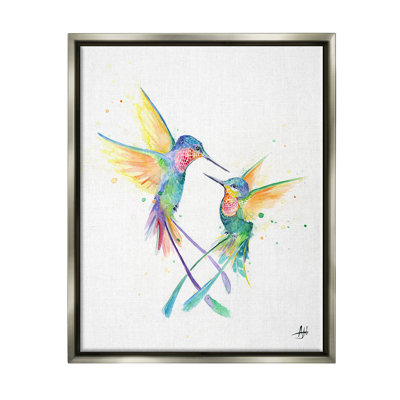 «Rainbow Birds Flying Duo Floater», art mural par Marc Allante