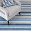 Jazzy Handmade Wool Blue/Indigo Rug-69792456