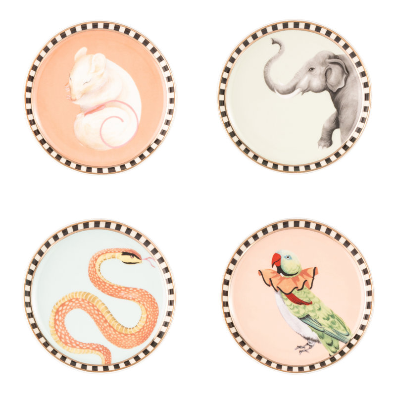 Yvonne Ellen - Ceramic Animals Coaster Set