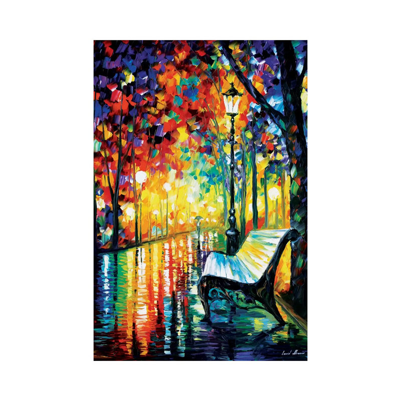 She Left... 1 Piece Painting on Canvas, 20.32 cm H x 30.48 cm W, Wrapped Canvas