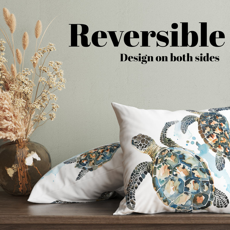 Housse de coussin réversible, H 22 po x l 22 po