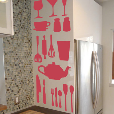 Décalcomanie murale de cuisine
