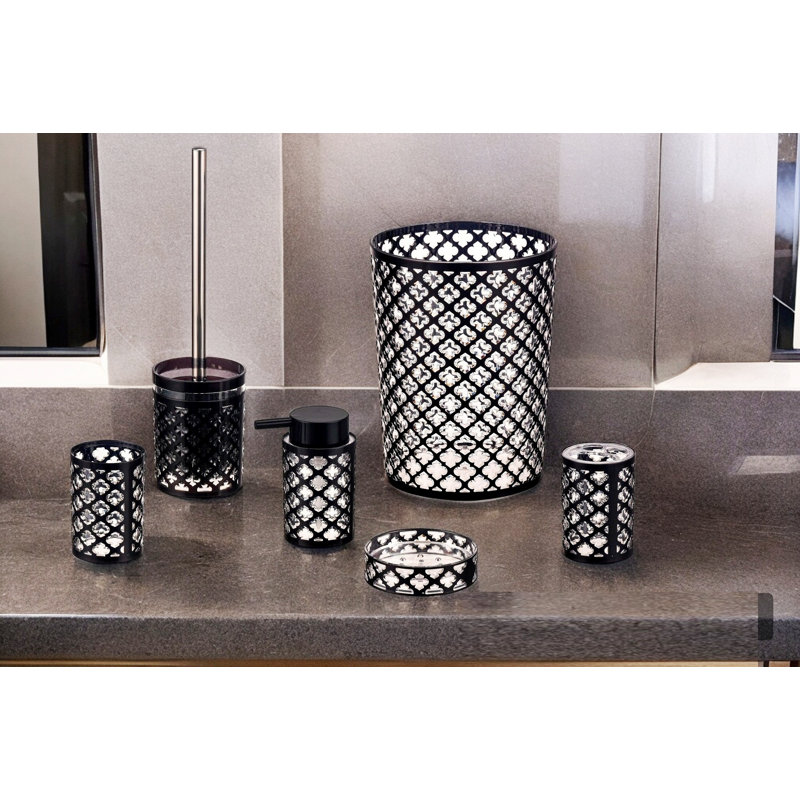 Ensemble d'accessoires de salle de bain Vicini, blanc