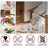 Banister Guard For Pets Dogs Cats Safety Net Stair Railing Proof Mesh For Kids 