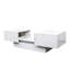 Table basse avec plateau coulissant