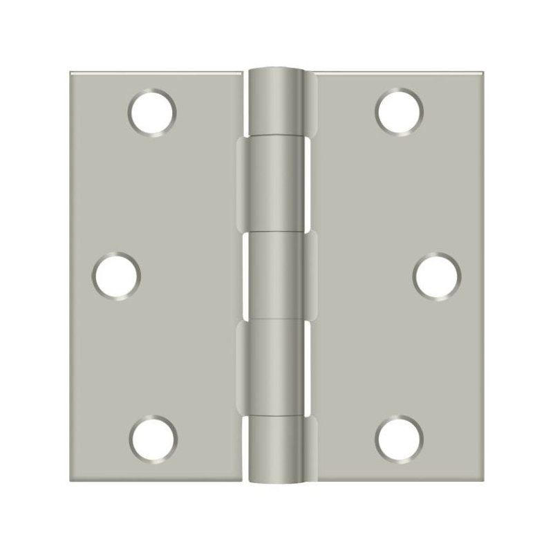 Steel Hinge, Brushed Nickel