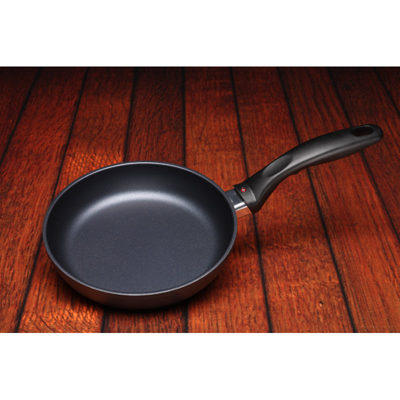 Try Me Non Stick Aluminum Frying Pan, 8" W, Dark Gray