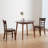 Jeremya Solid Wood Modern Round Dining Table-1007591113