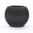 Anjonette 14.5'' D Round Bowl Black Planter, Mediterranean Style Plastic Plant Pot-2146260925