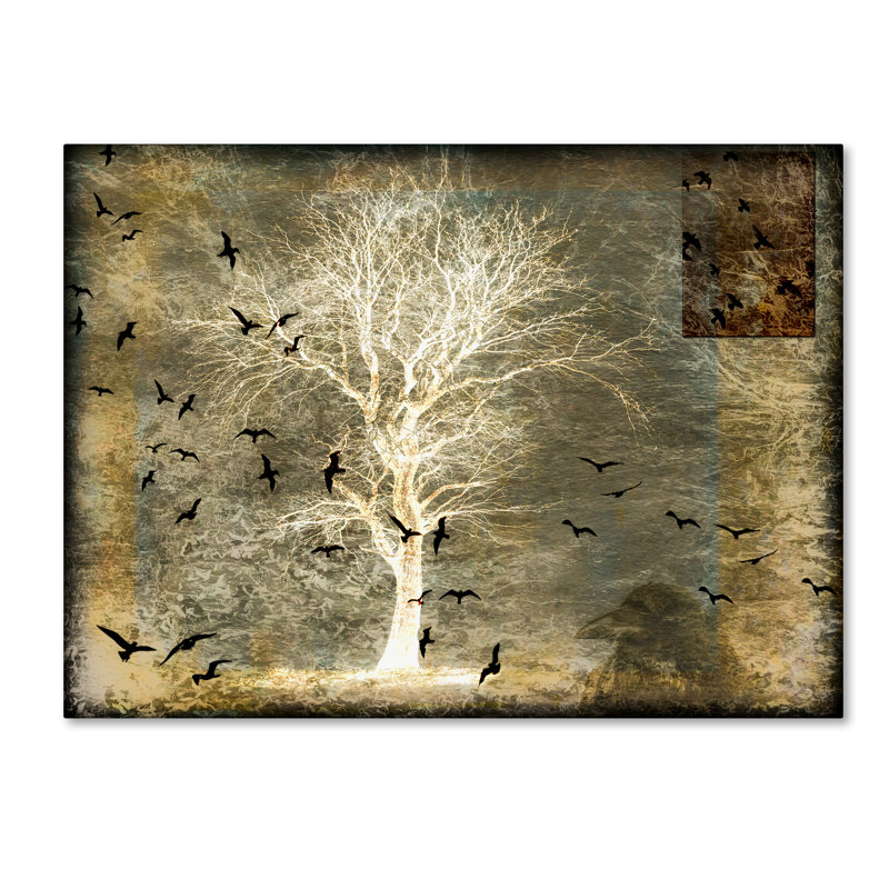 «A Raven» par LightBoxJournal - impression sur toile, H 24 po x l 32 po x P 2 po
