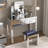 Mirror Desktop Dressing Table, 2 Drawer Dressing Table, Suitable For Female And Girl Home Offices