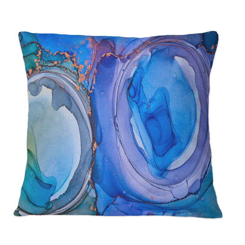 Coussin Blue Luxury, 16 po x 16 po