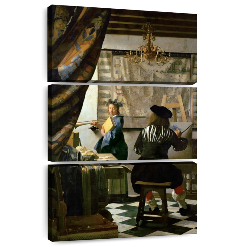 Leisha The Painter And His Model, 45" H x 28" W