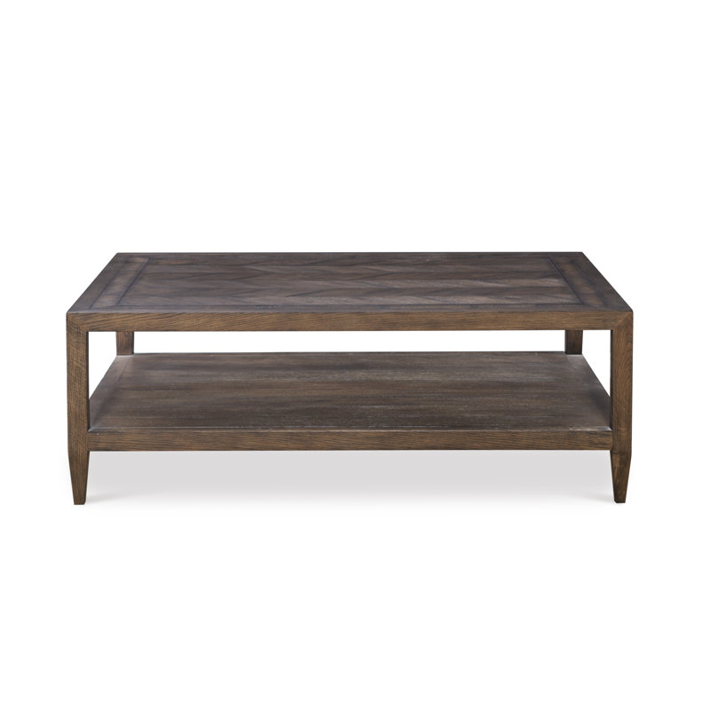 Camden Solid Wood Cocktail Table, Brown