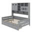 Lit de jour en bois avec tiroirs-107130006-107130005