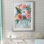 Fiesta Blooms - Cadre photo, reproduction d'art sur papier-747261930-747261935