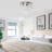 14" 3-Light Chrome Flush Mount Ceiling Light with 17 Glass Balls | Clear Twisted Glass | E12 Candelabra Base | Modern Bubble Chandelier-23833551-23833538