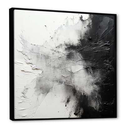 " Black And White Abstract Element Fight "