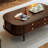 French Vintage Oval Storage Coffee Table-107735450