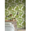 Rouleau double de papier peint abstrait organique à motif abstrait vert-130031580