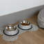 Sparkles Home Luminous Rhinestone Pet Bowl | Stainless Steel | Silver | Durable | Easy to Clean | 3 Sizes