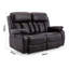 Deneka 2 Seater Reclining Sofa-2044545831