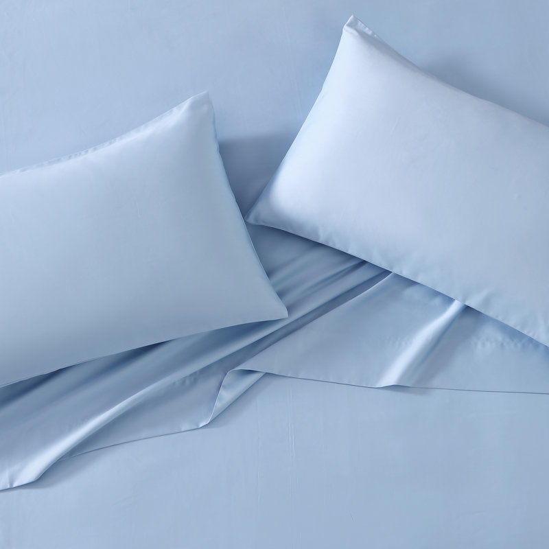 Mint Green Cotton Polyester Queen Deep Pocket Sheet Set