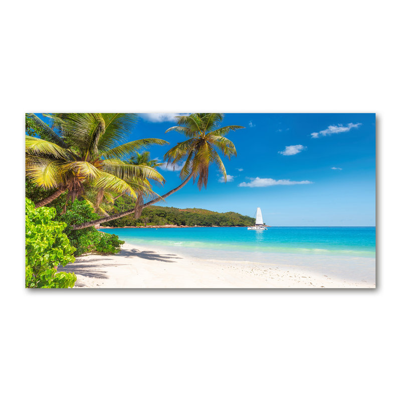 Tropical Beach - Wrapped Canvas Print