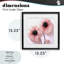 Coquelicots proprement roses, reproduction encadrée sous verre, conception de Sasha-468778028-468778029