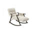 Chaise berçante pliante, chaise berçante rembourrée-54694579
