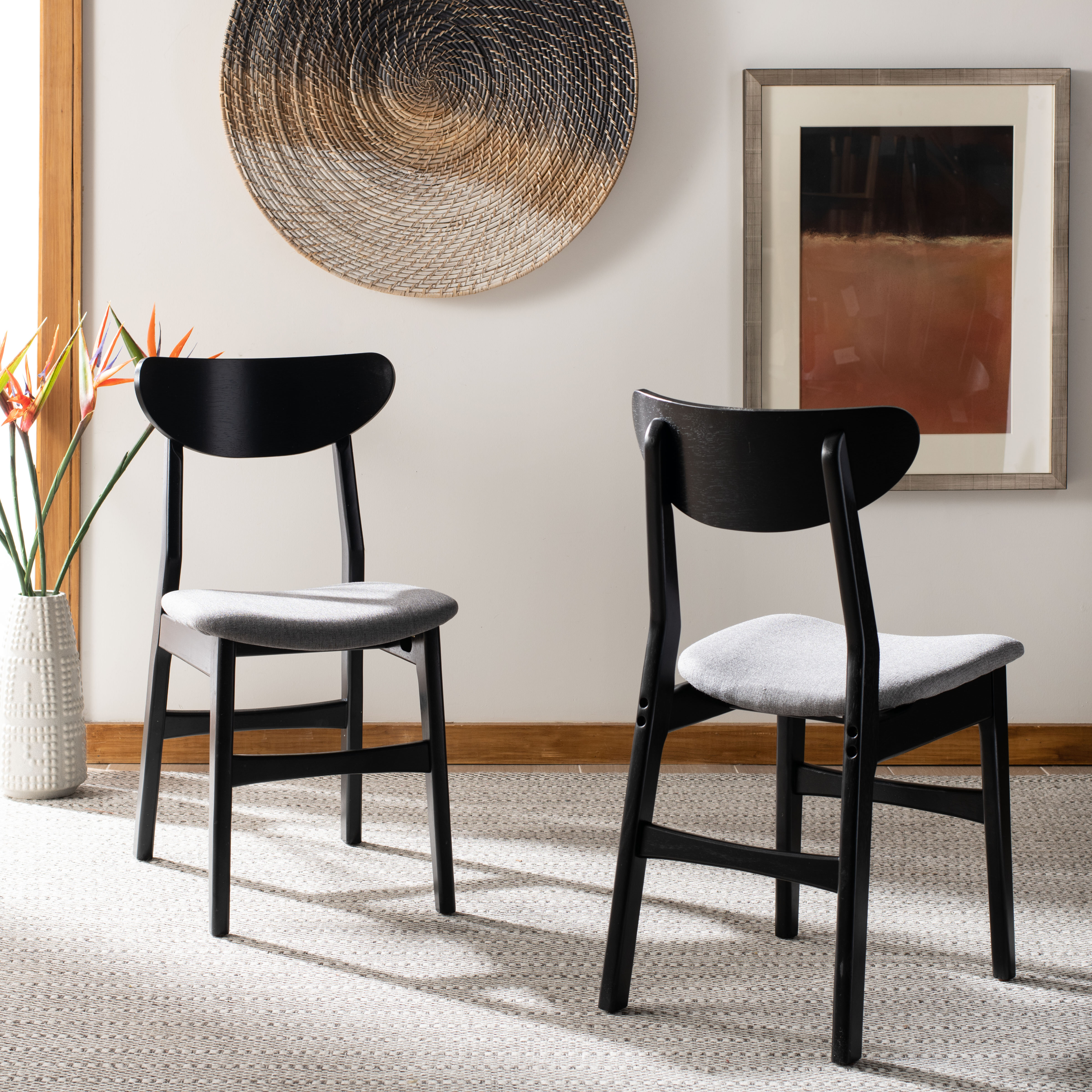 Black best sale cafe chairs