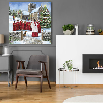 'Snowy Choir' by Elle Media Group Ltd Acrylic Glass Wall Art
