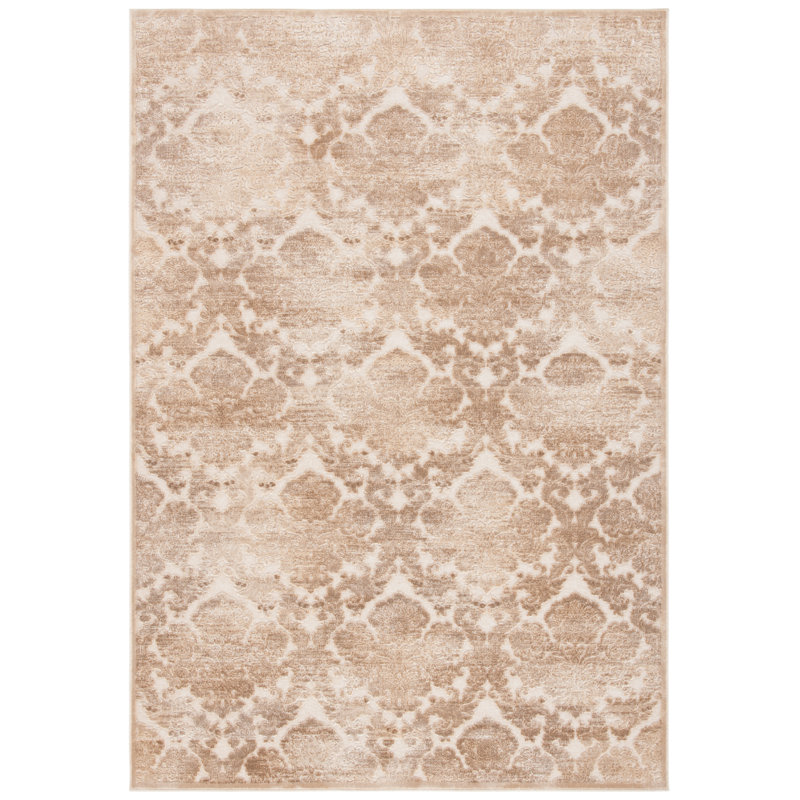Tapis Heie beige chaud / crème