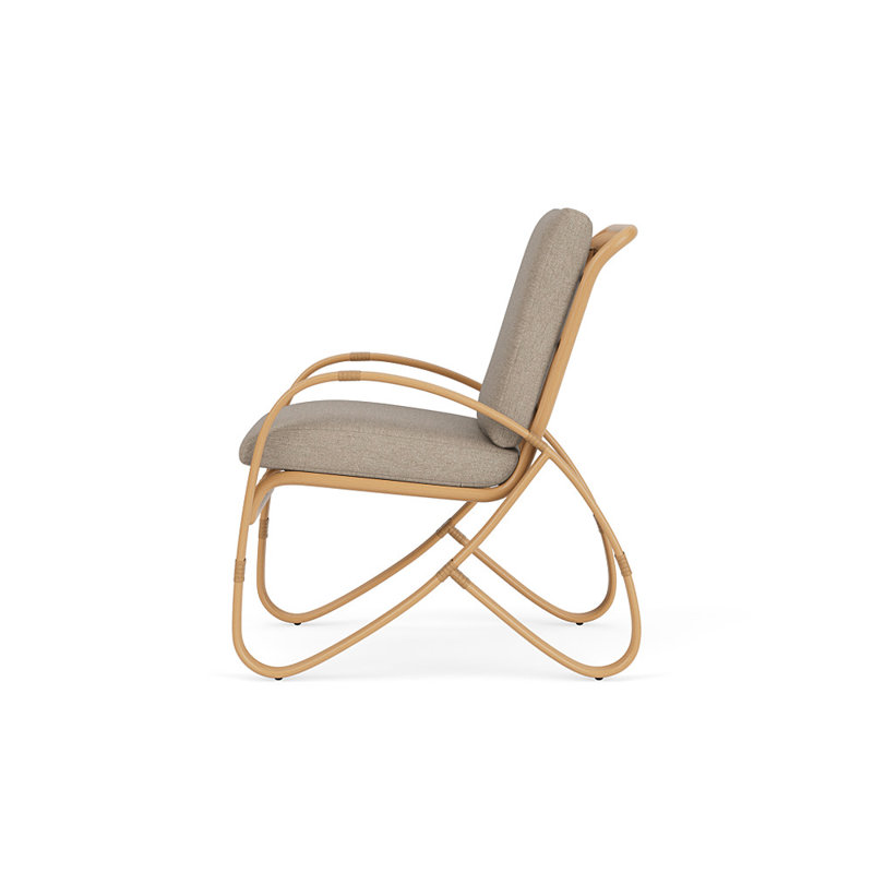 Riviera Outdoor Lounge Chair, Demo Oatmeal