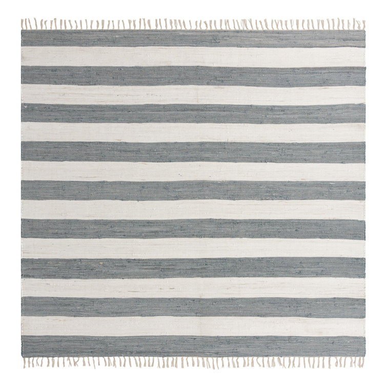 Rinker Cotton Striped Indoor Rug