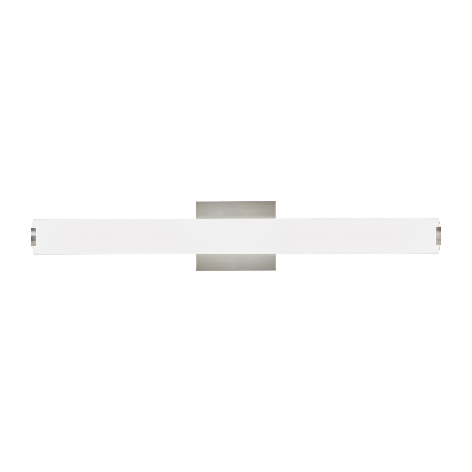 Finn Single Dimmable LED Bath Bar, 3500, Satin Nickel