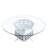 Round Glass Top Dining Table