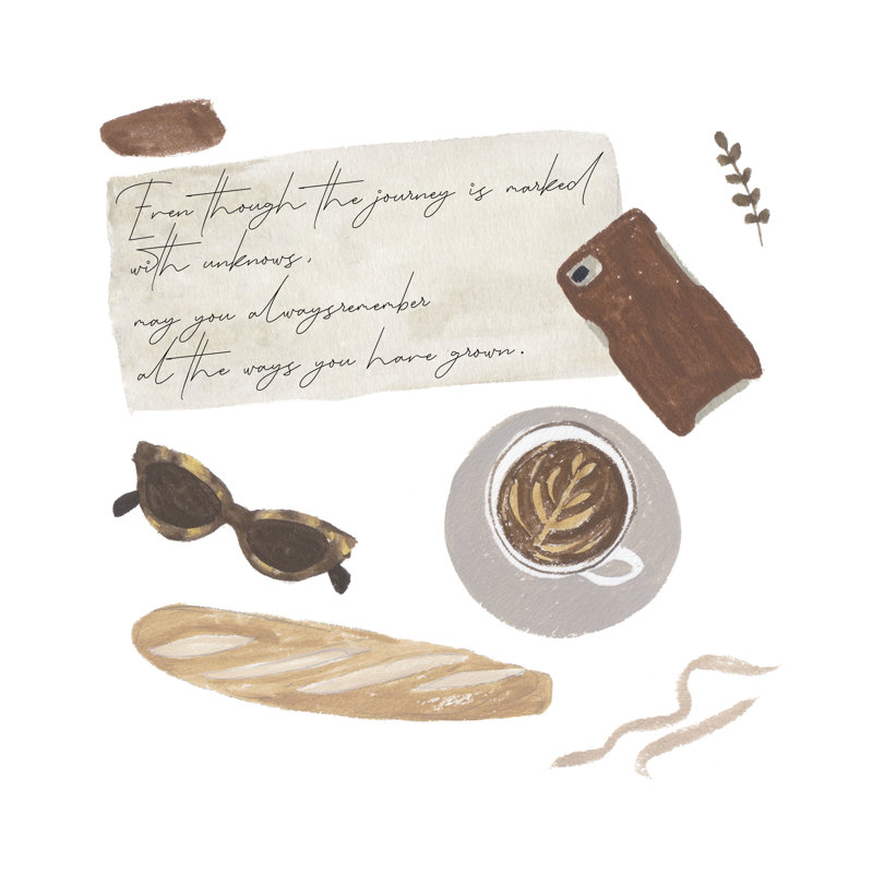 Autumn Baking Diary I by Melissa Wang - Wrapped Canvas Painting, 30cm H x 30cm W x 3.8cm D