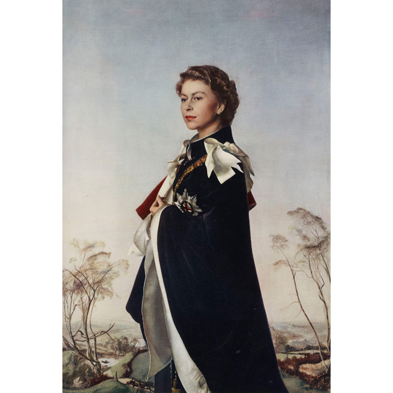 Portrait de la reine Elizabeth II