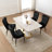 Guitierrez Velvet Upholstered Parsons Chair-1397687272