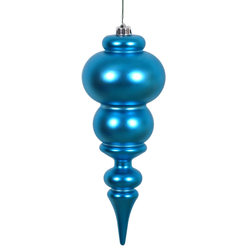 Ornement de Noël 14 po faîteau, Turquoise 1
