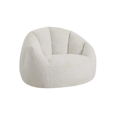 Fauteuil à billes surdimensionné en peluche