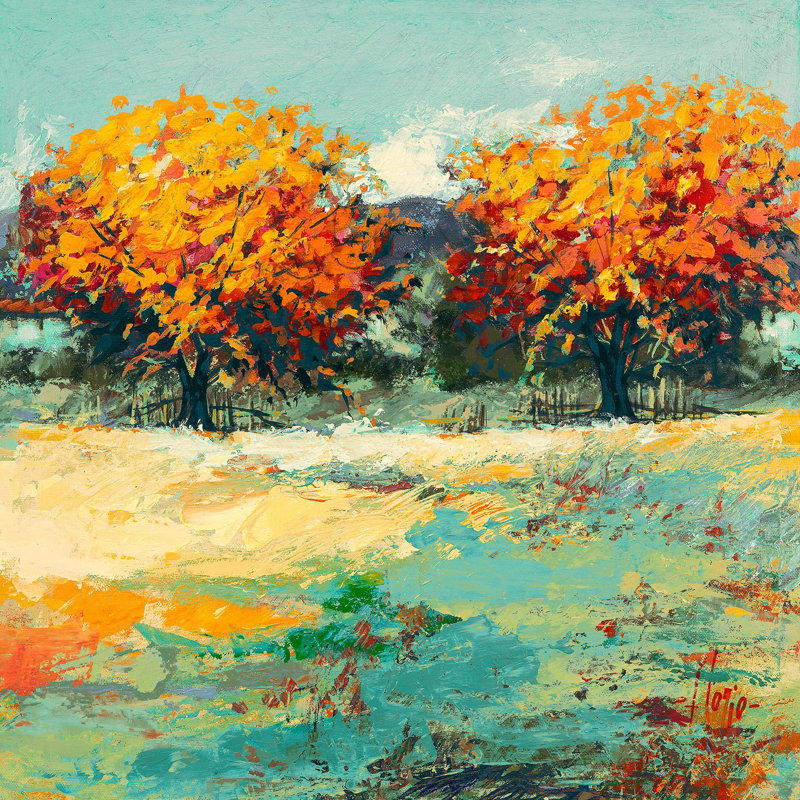 1LR6269 Countryside In Summer II - Wrapped Canvas Print, 70cm H x 70cm W x 4cm D