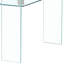 2 tables basses en verre trempé For Living - pièce de style moderne avec rangement transparent