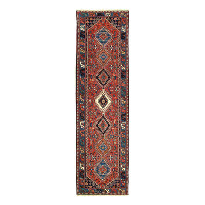 Oriental Area Rug in Rust