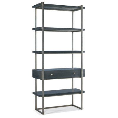 Bibliothèque en métal H 89 "x l 42"