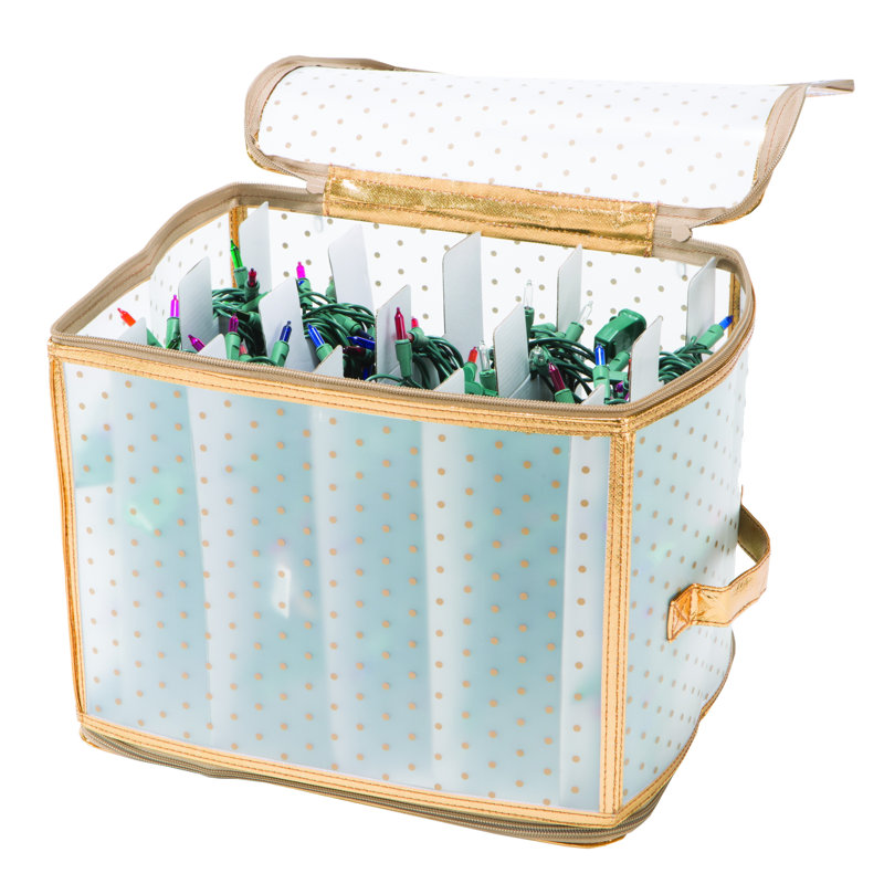 Rangement pour lumières des Fêtes, Or
