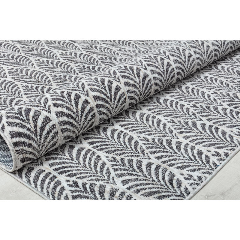 Tapis gris Celestia, Rectangle 2 pi 6 po x 4 pi