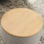 Repose-pieds rond avec rangement, fonction 2 en 1, table de bout et repose-pieds-509768641