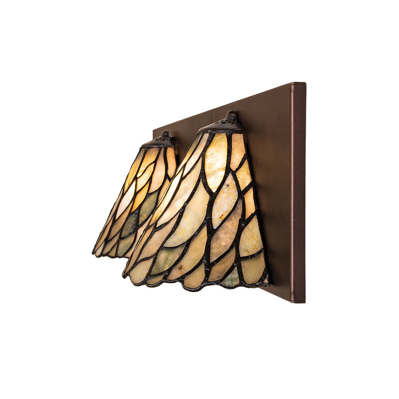 2 - Light Flush Mounted Sconce